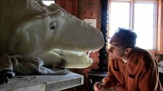 Making of Lythronax Skull NHMU