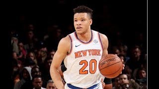 Will Kevin Knox become the second all star for the New York Knicks with Kristaps Porzingis ?