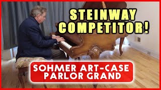 STEINWAY Competitor! Sohmer Art-Case Parlor Grand for Sale