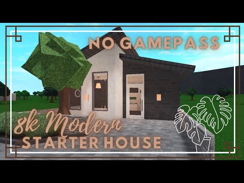 Bloxburg Build: 8k Modern Starter House | No Gamepass | Chel - YouTube