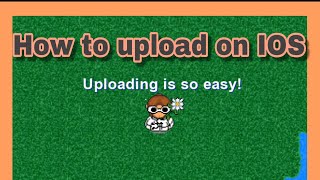 HOW TO UPLOAD GRAAL UPLOADS ON IOS/ANDRIOD!!