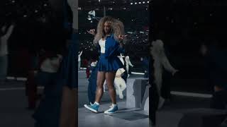 Serena Williams' Crip Dance Behind The Scenes #superbowl #serenawilliams #kendricklamar