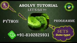 ASolvy|Python|update|symmentric difference| issupersets| instersectioin| difference| methods of sets