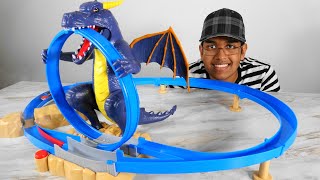Can You Defeat Vapor Breathing Dragon And Escape The Bite, Adventure Force Burn & Bite Dragon Track