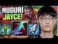 NUGURI DESTROYING WITH JAYCE! - FPX Nuguri Plays Jayce Top vs Ornn! | Season 11