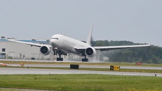 Cargojet 777-300ER in Hamilton!