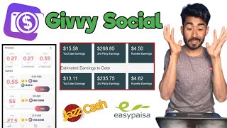 Daily Earn $15 - Givvy social earn money - Givvy social app se paise kaise kamaye - Givvy social