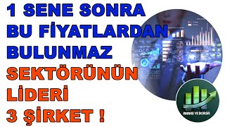 BİR SENE SONRA CİDDİ GETİRİ VEREBİLECEK 3 BÜYÜYEN GELECEĞE YATIRIM YAPAN ŞİRKET ! [İYİ BİLANÇOLAR]