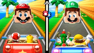 【3dsマリオパーティ100ミニゲームコレクション】ミニゲームマリオVsヨッシーVsピーチVsワリオ(最強CPU｢たつじん」)