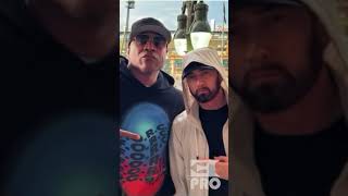 Eminem and LL Cool J had lunch at Mom's Spaghetti in Detroit