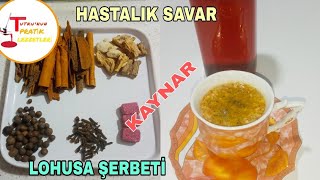 ☕ HASTALIK SAVAR ✅ KAYNAR ✅ LOHUSA ŞERBETİ ✅ #Kışçayıtarifi