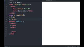 Const Variable with Array & Object in javascript ( Lecture -44 ) in Hindi