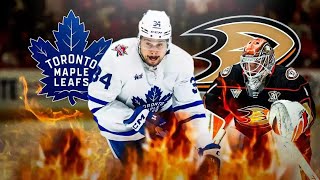 Maple Leafs vs  Ducks Epic Showdown Matthews' 30th Goal \u0026 Tavares' Game Changer  NHL Game Highlights