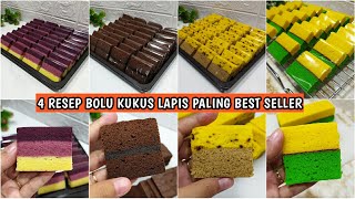 4 RESEP BOLU LAPIS SUPER LEMBUT & ENAK BANGET ANTI GAGAL UNTUK PEMULA😍100% Berhasil👍