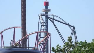 Six Flags Great America GREAT 4K Footage | 06/13/21