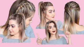 مدل موی مهمونی - ۳ استایل موی دخترانه برای موهای کوتاه و متوسط Cute Hairstyle Ideas