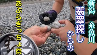 新潟ミネラルマルシェ～糸魚川から宮崎、翡翠探し～あぶらぎっちょ祭り　前編　【鉱物採集】