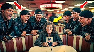 Gang Of Bikers Mock A Widow At A Diner, Unaware Her Husband Is A Navy SEAL