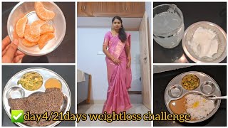 ✅️how did I complete day4/21days weightloss challenge |instant ragi dosa