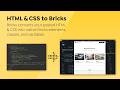 HTML & CSS to Bricks