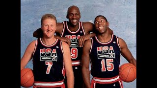 USA Dream Team Highlights in 1992 Barcelona Olympic Michael Jordan Larry Bird Magic Johnso