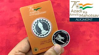 🇮🇳 Augmont Gold Azadi Ka Amrit Mahotsav 7.5 Gram Silver Coin - India's 76th Independence Day Special