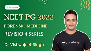 NEET PG | Forensic revision series- Part 2 | Dr Vishwajeet Singh