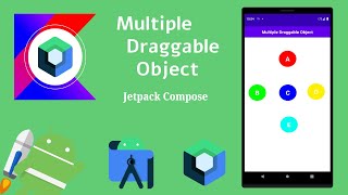 How to implement Multiple Draggable Object in Jetpack Compose | Android | Make it Easy