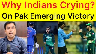 Why Indians crying over Pakistan emerging Asia Cup Victory | Indians blame Pak select Senior players