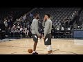Will Barton informs Jamal Murray that Kobe Bryant died in an accident