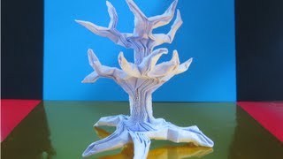Origami Winter Tree Tutorial (Tim Rickman)