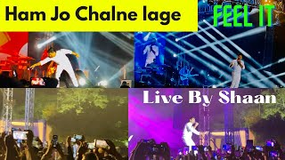 Hum Jo Chalne Lage | Jab We Met | Live Stage performance by Shaan At MNIT Jaipur | Blitzschlag23 |