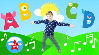 ABC SONG | Learn English Alphabet for Children with Wyatt and Ryan! Sing & Dance Nursery Rhyme Songs