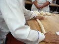 shaping french bread