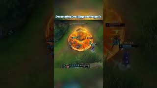 Devastating Duo Ziggs and Veigar #leagueoflegends #leagueoflegendwildrift #wildrift #trending #lol