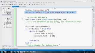Database Connectivity visual basic 2012 with MS Access part 6
