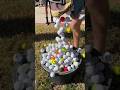 How many golf balls I get in a day!