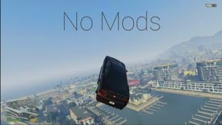 Using brakeboosts to jump the entire marina in GTA 5 (No Mods)