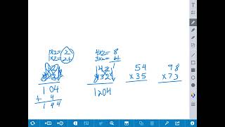Multiplication Standard Algorithm Alternative
