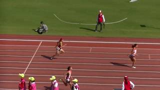 20191027北九州陸上カーニバル 中学女子4x100mリレー予選第2組