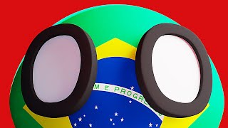BRAZIL vs CROATIA | Countryballs Animation