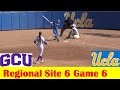 Grand Canyon vs #6 UCLA Softball Highlights, 2024 NCAA Regional Site 6 Game 6