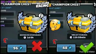 Hill Climb Racing 2 - 🤩Opening Chests in Half Gems by Faster Chest Unlock! Feature