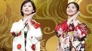 乃木坂46新成人蛇のポーズ「にょろにょろ世代です」筒井あやめ＆井上和、乃木神社で恒例成人式