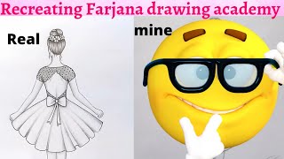 Recreating @Farjana Drawing Academy / #recreation #farjana drawing academy #shorts