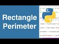 Perimeter Of A Rectangle | Python Example