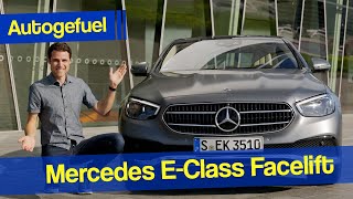 2021 Mercedes E-Class sedan Facelift REVIEW new E350 Mild-Hybrid Eclass saloon - Autogefuel