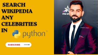 Wikipedia Search using python | Wikipedia API | 3 minute python #short #wikipedia #viratkohli