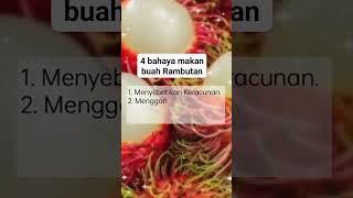 4 bahaya berlebihan makan buah Rambutan