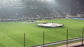 PAOK-HJK HELSINKI 14/12/23 Team's Entrance